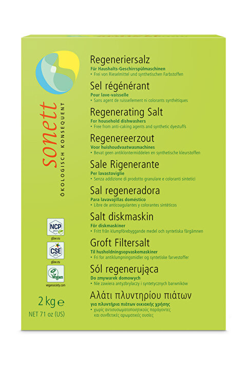 Sonett Organik Bulaşık Makinesi Tuzu-2 Kg
