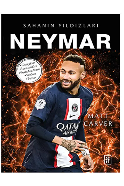 Parodi Yayınları NEYMAR / Sahanın Yıldızları ( Büyük Poster Stcker Futbolcu Kartı HEDİYE ) 128 SAYFA