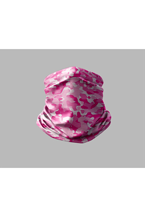 Buffalo Kamuflaj Tasarımlı Motorcu Buff Maske Outdoor Boyunluk Unisex Bandana