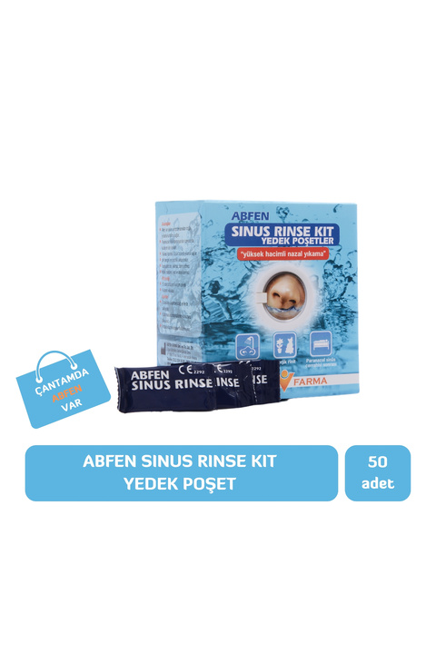 Abfen Farma Sinus Rinse Kit Yedek Poşetleri