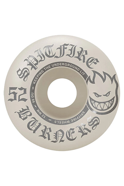 Spitfire Beyaz Burner Silver 52mm 99Du Kaykay Tekerleği