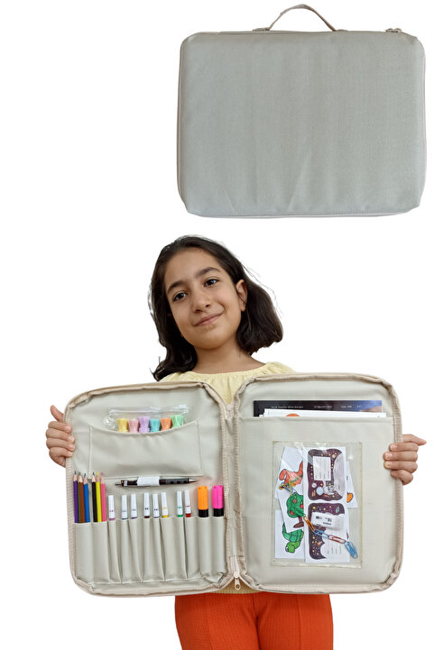 Next Craft Evrak Çantası Kalemlik Aktivite Etkinlik Çantası Boyama Taşıma  Çocuklar ve Yetişkinler İçin