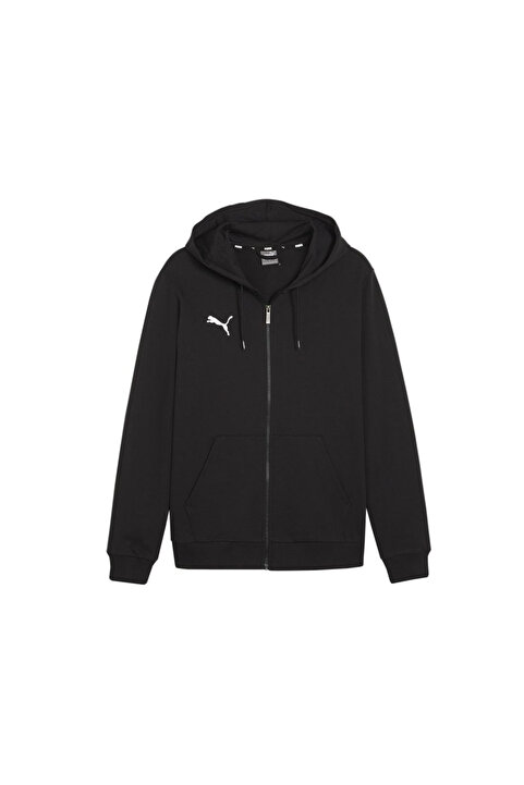 Puma Casuals Hooded Erkek Futbol Ceketi 65859503 Siyah