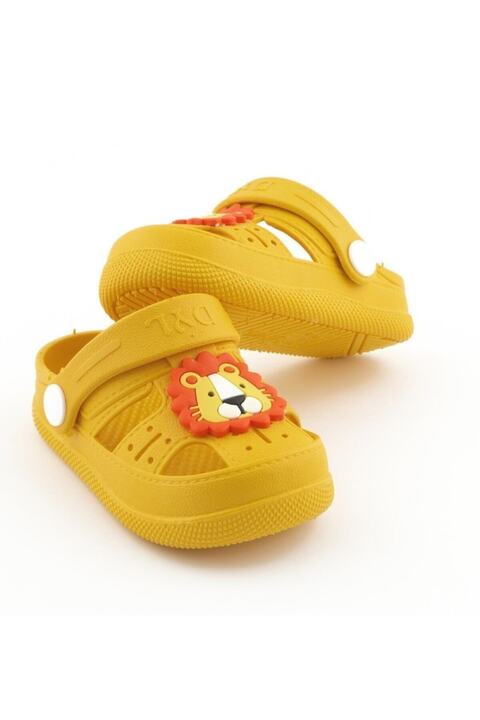 Daye Bk1001 Kaydırmaz Aslan Desenli Çocuk Sandalet Terlik