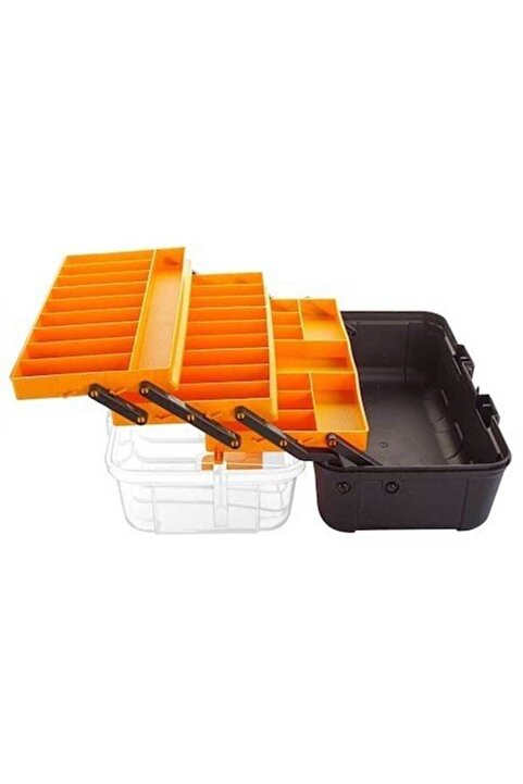 Genel Markalar 16" Raflı Balıkçı Takım Çantası, Olta Çantası - Sarı