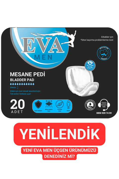 EVA Erkek Mesane Pedi 20'li Level 3 Üçgen Tasarım)