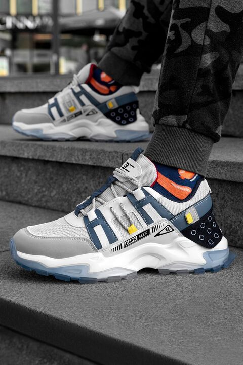 Dark Seer Ds Albers Beyaz Mavi Erkek Sneaker