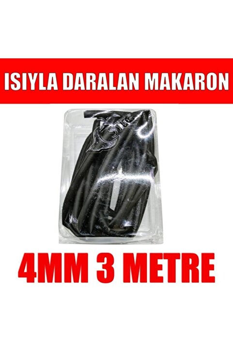 WOER Isıyla Daralan Makaron 4mm (2mm Daraldığında) - 3 Metre