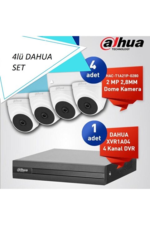 Dahua 4 Lü Set 2mp 4in1 Kameralar