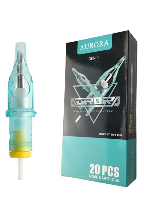 Aurora Gen Iı Cartridges 1205rs Rs Kartuş Dövme Iğnesi (0.35MM) 20 Adet