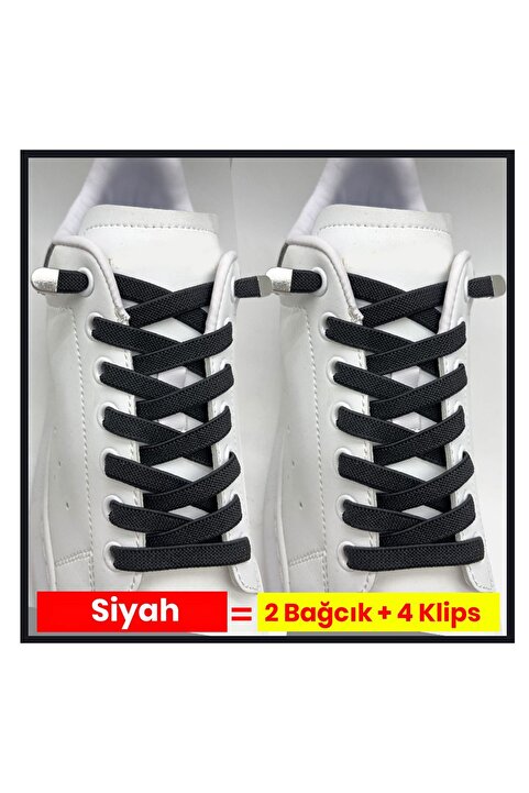 AiryFooT Pratik Kilitli Elastik Bağcık 100 Cm ( 1 Çift )