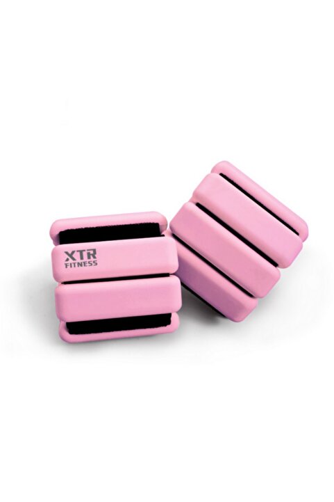 XTR Fitness Pro Series El Ve Ayak Bilek Ağırlığı 500 gr X 2 Adet (AYARLANABİLİR) Pembe