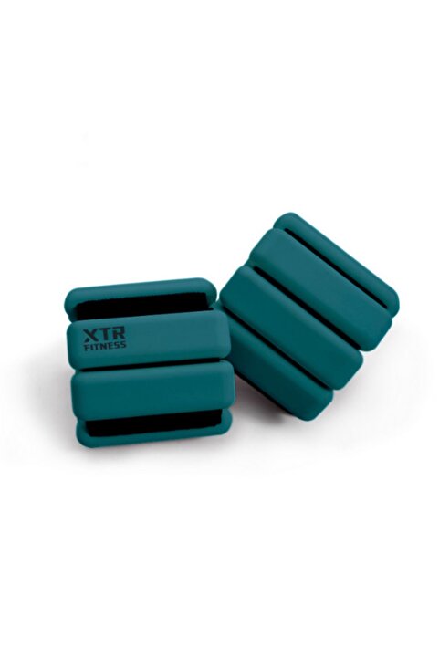 XTR Fitness Pro Series El Ve Ayak Bilek Ağırlığı 500 gr X 2 Adet (AYARLANABİLİR) Petrol Yeşili