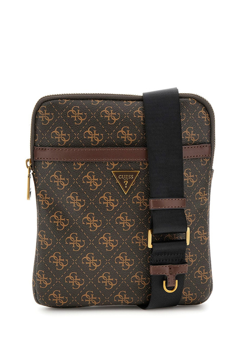 Guess Kahve Erkek 2x23x19 cm Postacı Çantası VEZZOLA SMART COMPAC CROSSBODY FLAT