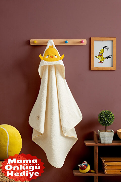 TEKSMODA HER MODA ONDA %100 Pamuk Bebek Kundak Havlu-BİRD