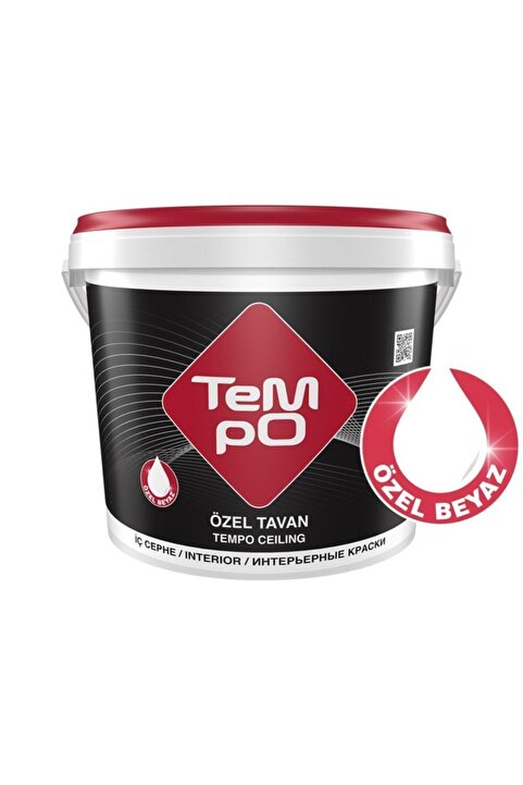 Genel Markalar Tempo Boya Özel Tavan Boyası 10 Kg