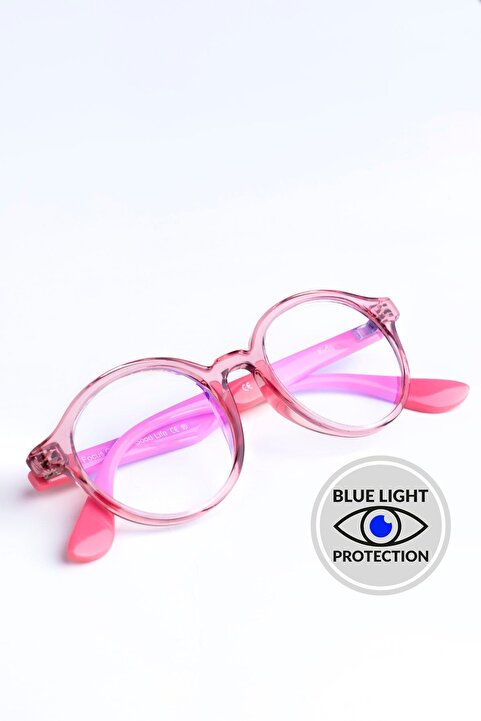 Focus On Pembe 1-3 Yaş Mavi Işık Filtreli Çocuk Ekran Gözlüğü