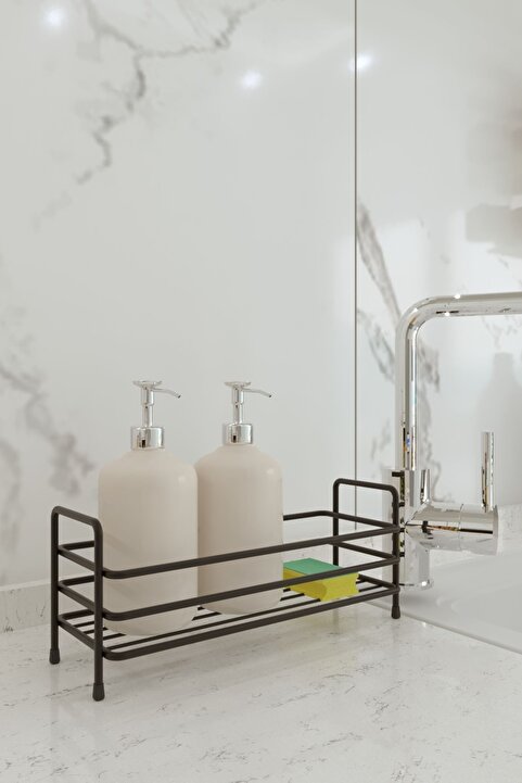 EVA METAL TASARIM Banyo Mutfak Organizer Düzenleyici Raf Kozmetik Takı Stand Baharatlık Dolap Içi, Tezgah Üstü Metal