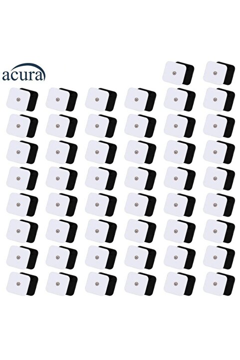 Acura 5x5 Çıtçıtlı Kare Tens Pedi 20 Adet