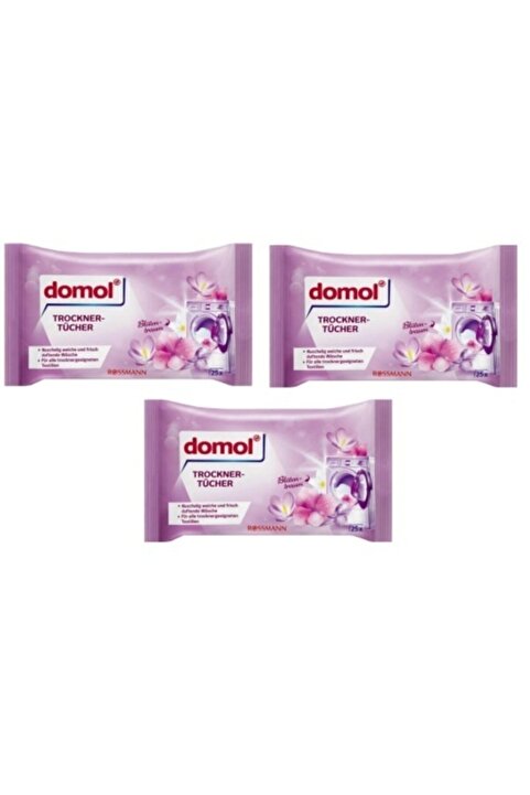 Domol Kurutma Makinesi Mendili Parfümlü Yumuşatıcı Çiçek Rüyası