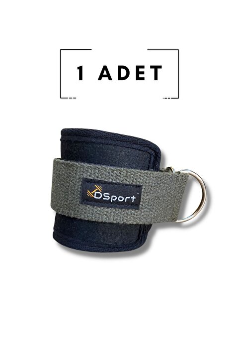 DSport D Ring Fitness Ayak Bileği Ağırlık Çalışma Kemeri Cable Kickback Ayak Bilek Aparatı 1 Adet
