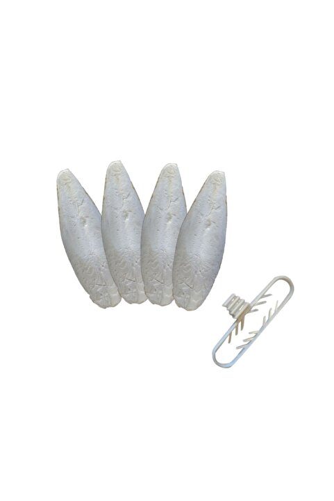 Genel Markalar 4 Adet Temizlenmiş Mürekkep Balığı (KALAMAR) Kemiği 7-8cm Ve Tutacak