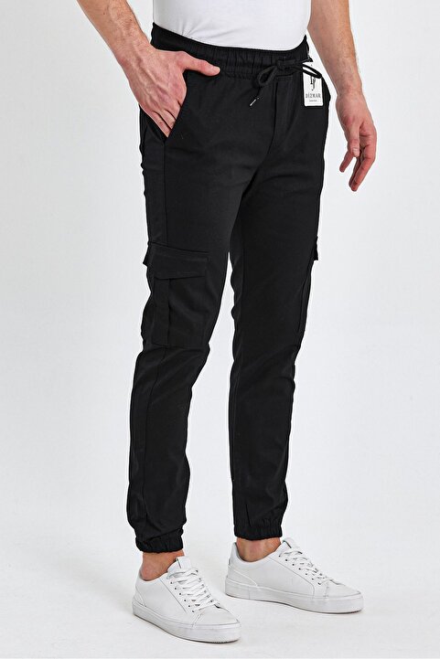 wamoss Slim Fit Beli Ve Paçası Lastikli Kargo Cep Pantolon 2023 Yk12