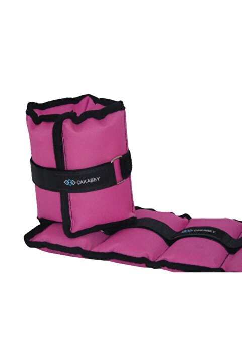 ÇAKABEY El-ayak Bilek Ağırlığı 1 Kg + 1 Kg TOPLAM 2 KG Pembe Fizik tedavi, Spor, fitness, pilates