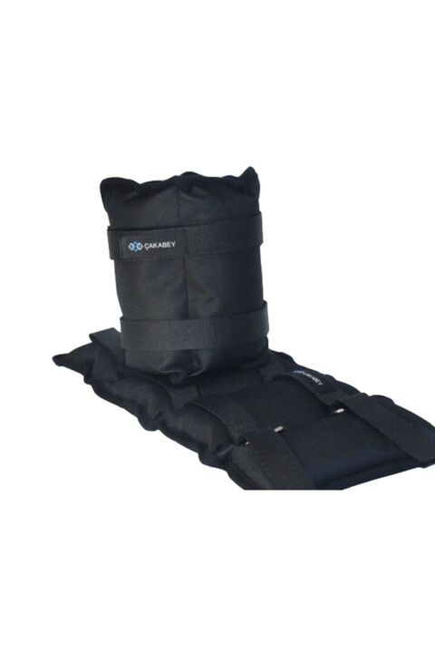 ÇAKABEY El Ayak Bilek Ağırlığı 1,5 Kg + 1,5 kg (TOPLAM 3 kg) Çift Siyah Kum torbası