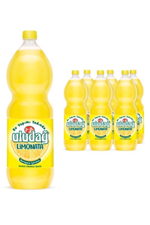 Uludağ 2 lt x 6 Ad Limonata (şekerli)