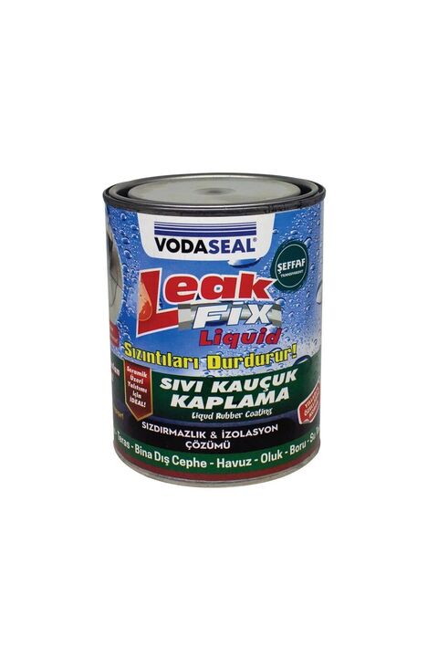 Vodaseal Leak Fix Liquid Su Geçirmez Sızdırmazlık Sızıntı Önleyici Sıvı Kauçuk Kaplama Izolasyon Şeffaf 700Gr