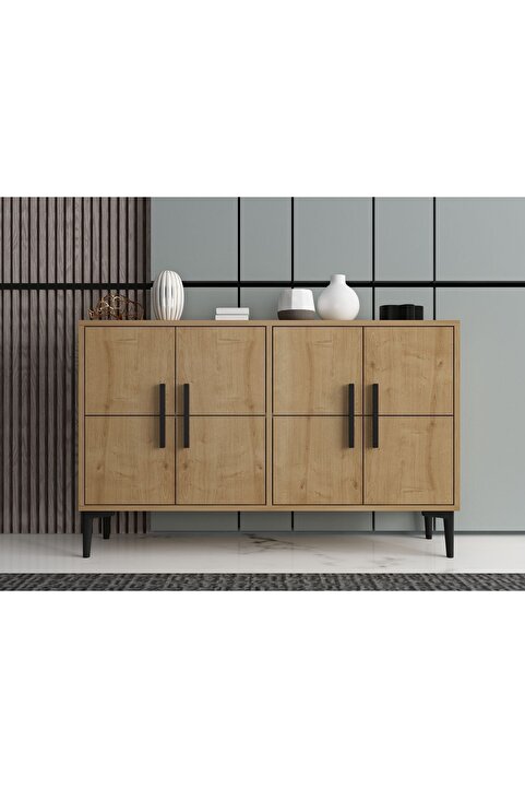 MERT SERT MOBİLYA Lavel 120cm Konsol, Tv Sehpası, Tv Ünitesi, Kahve Köşesi, Banyo Dolabı, Çok Amaçlı Dolap,Ayakkabılık