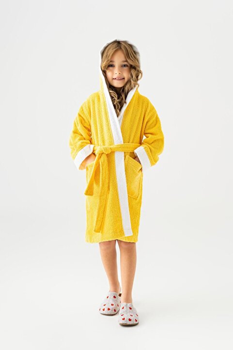Soley | Pueri | %100 Pamuk Unisex Çocuk Bornozu