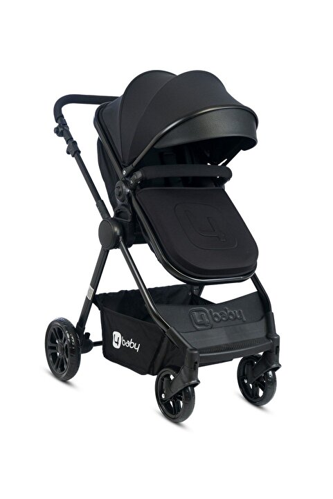 4 Baby 4 Bayb Cool Siyah Travel Sistem Bebek Arabası (PUSETSİZ)