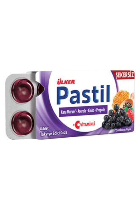 Ülker Pastil Kara Mürver Çinko Propolis 22,4 G ( 1 ADET )
