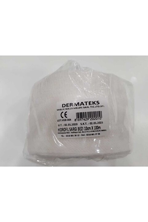 Dermateks Hidrofil Sargı Bezi 10cm*100 Mt