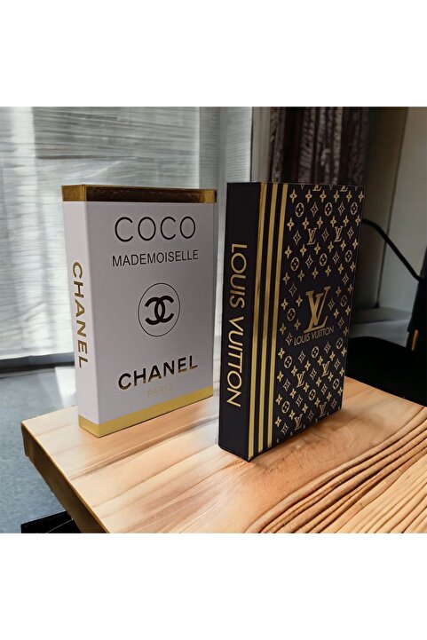 NARİBA Coco & Lv 2’li Dekoratif Kitap Kutu Set