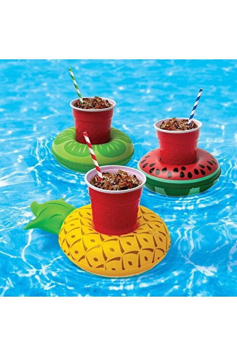 Şeker Ofisi Ananas Deniz Yatağı Şişme Bardak Tutucu