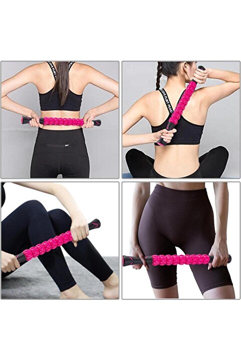 Hsport Dayanıklı fitness Pilates Kramp Çubuğu Rulo Diken Egzersiz Öncesi Isınma ve Soğuma Masaj Aleti