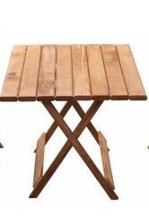 Mavienerji Ahşap Katlanır Masa Piknik Masası Balkon Masası