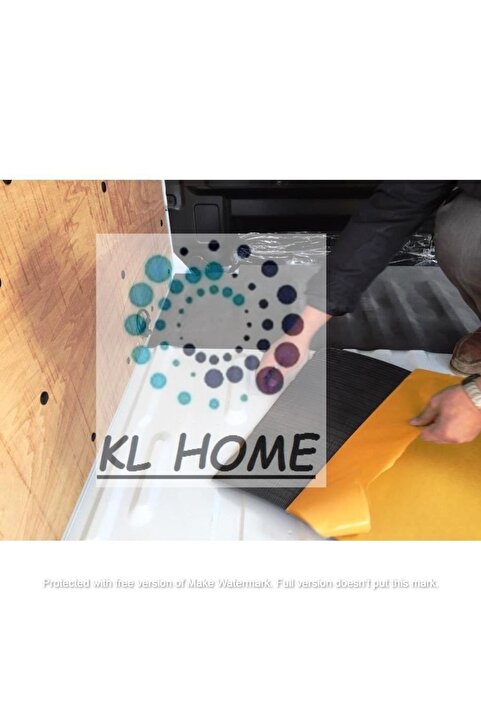 Ses 6mm - 50cmx100cm (0,5M2) Kendinden Yapışkanlı Karavan Oto Araç Motor Kauçuk Yalıtım Malzeme