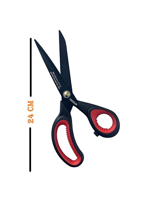 Taksun Terzi Makası Siyah 24 Cm Kumaş - Terzi Makası
