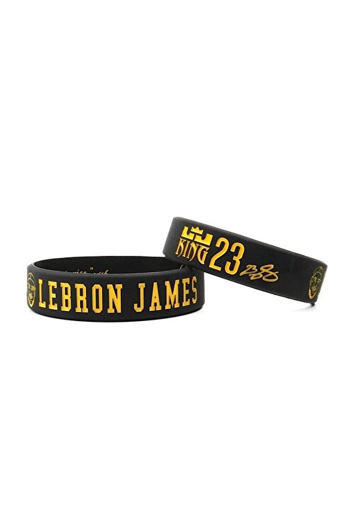 PurpleJam Lebron James Portreli Siyah Los Angeles Lakers King Basketbol Nba Bileklik