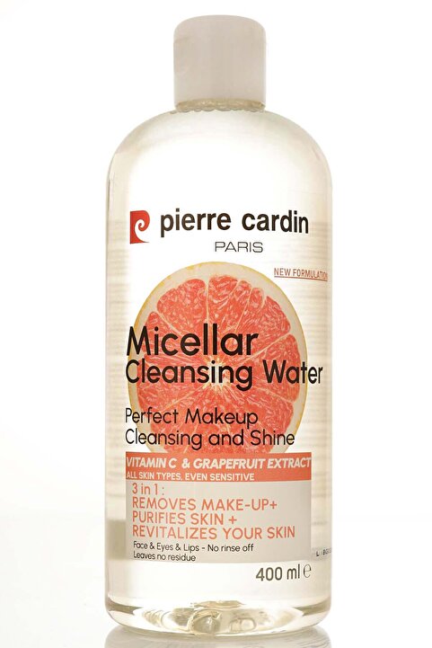Pierre Cardin Gently Cleansing Micellar Water With Pink Grapefruit & Vitamin C - Makyaj Temizleme Su
