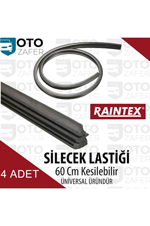 Genel Markalar Silecek Lastiği 60 cm Kesilebilir 4 Adet Muz Ve Telli Silecekler Için Uyumlu