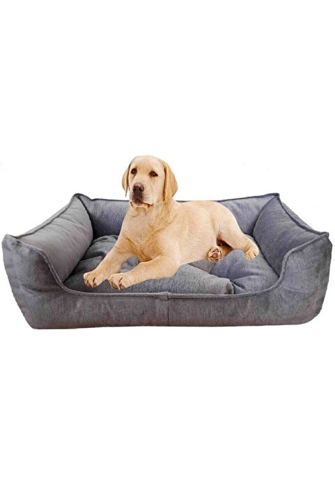 ECDE TİCARET Büyük Irk Yıkanabilir 70 Cm X 90 Cm Iç Mekan Köpek Yatağı.