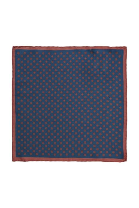Altınyıldız Classics Erkek Lacivert-bordo Desenli Lacivert- Bordo Klasik Mendil