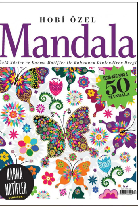 Turkuvaz Mandala Karma Motifler