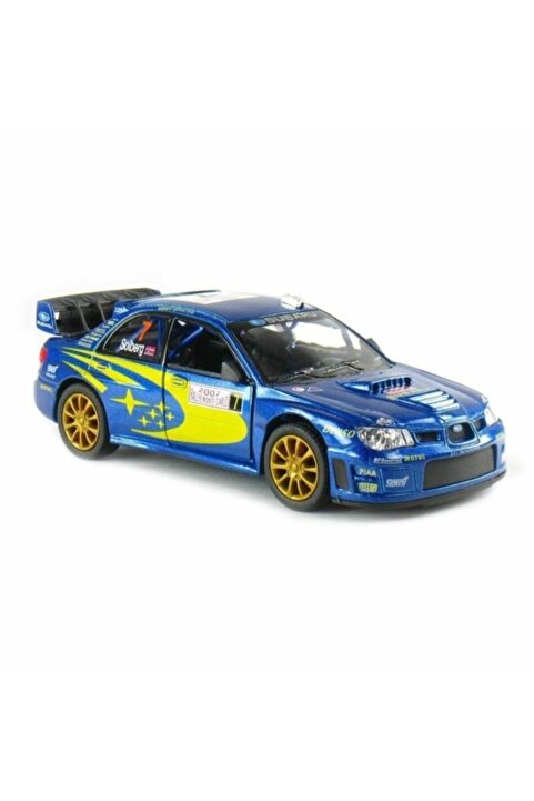 Kinsmart 2007 Subaru Wrc Rally Mavi Metal 1/36 Model Araba
