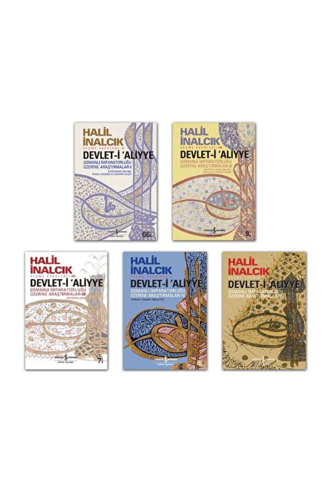 Türkiye İş Bankası Kültür Yayınları Devleti Aliyye 5 Kitap Set Halil Inalcık Iş Bankası Kültür Yayınları